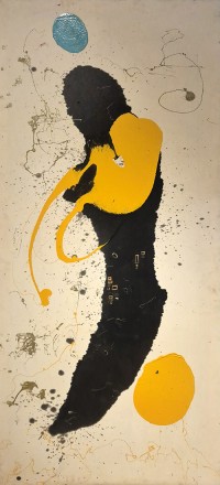 Ayesha Siddiqui, 36 x 84 Inch, Oil on Canvas, Floral Painting, AC-AYS-157